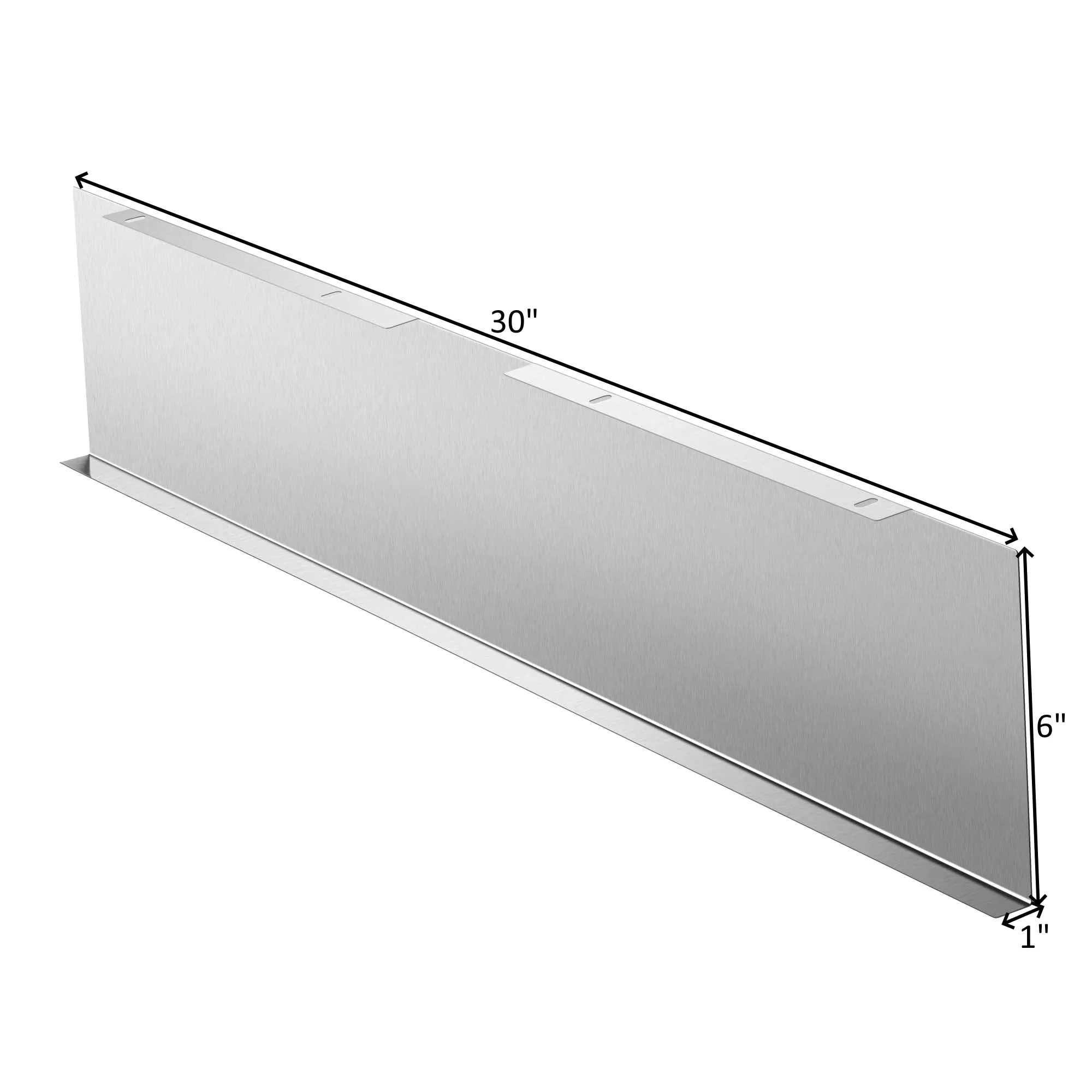 30" Decorative Plate For Inclined Vent Series Range Hoods - Image 9